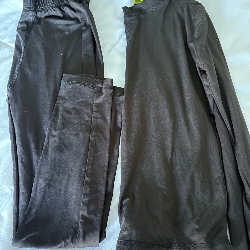 Cuddl duds base layer black med